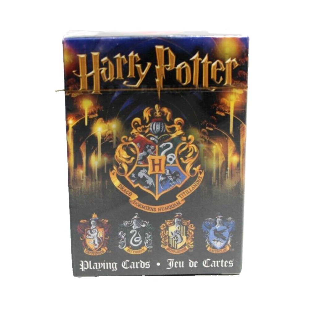 NEW Harry Potter Hogwarts House Themed‎ Deck of Playing Cards SEALED